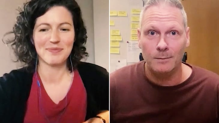mikael hellman och jonna ekman pratar om tillgänglig video